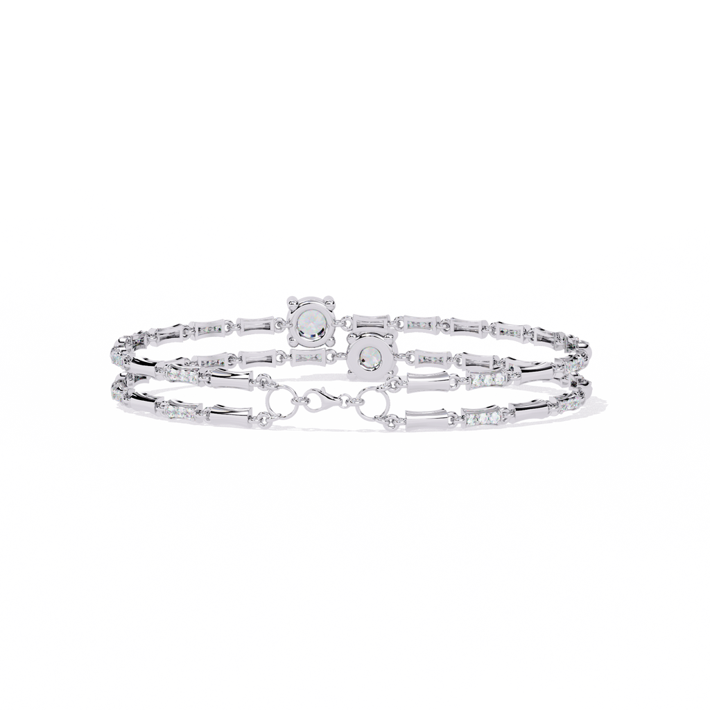 Dazzling Oval CZ Tennis Bracelet in Sterling Silver Jewelry By Azuni & Company