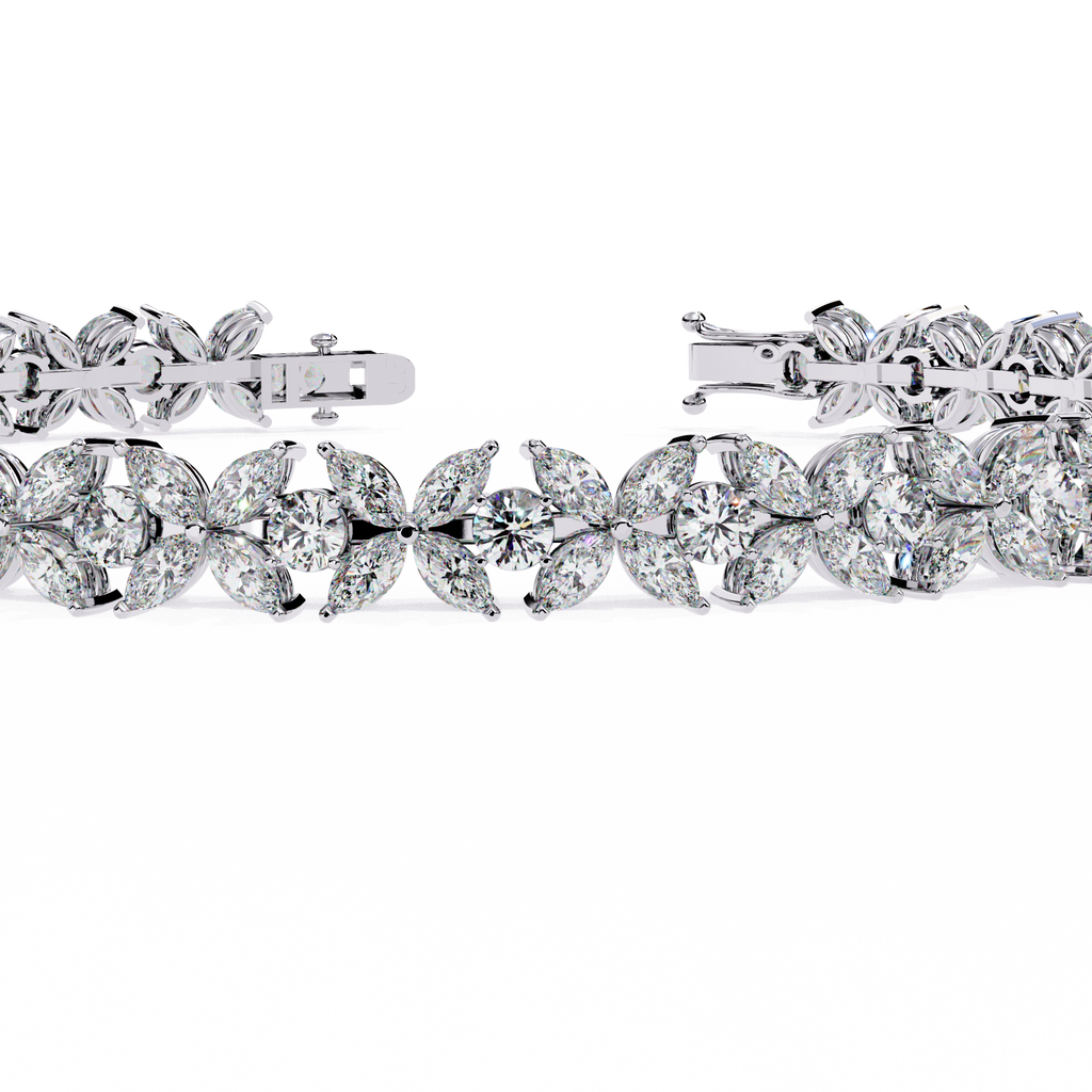 Exquisite Sterling Silver CZ Diamond Tennis Bracelet - The Ultimate Statement Piece Jewelry By Azuni & Company