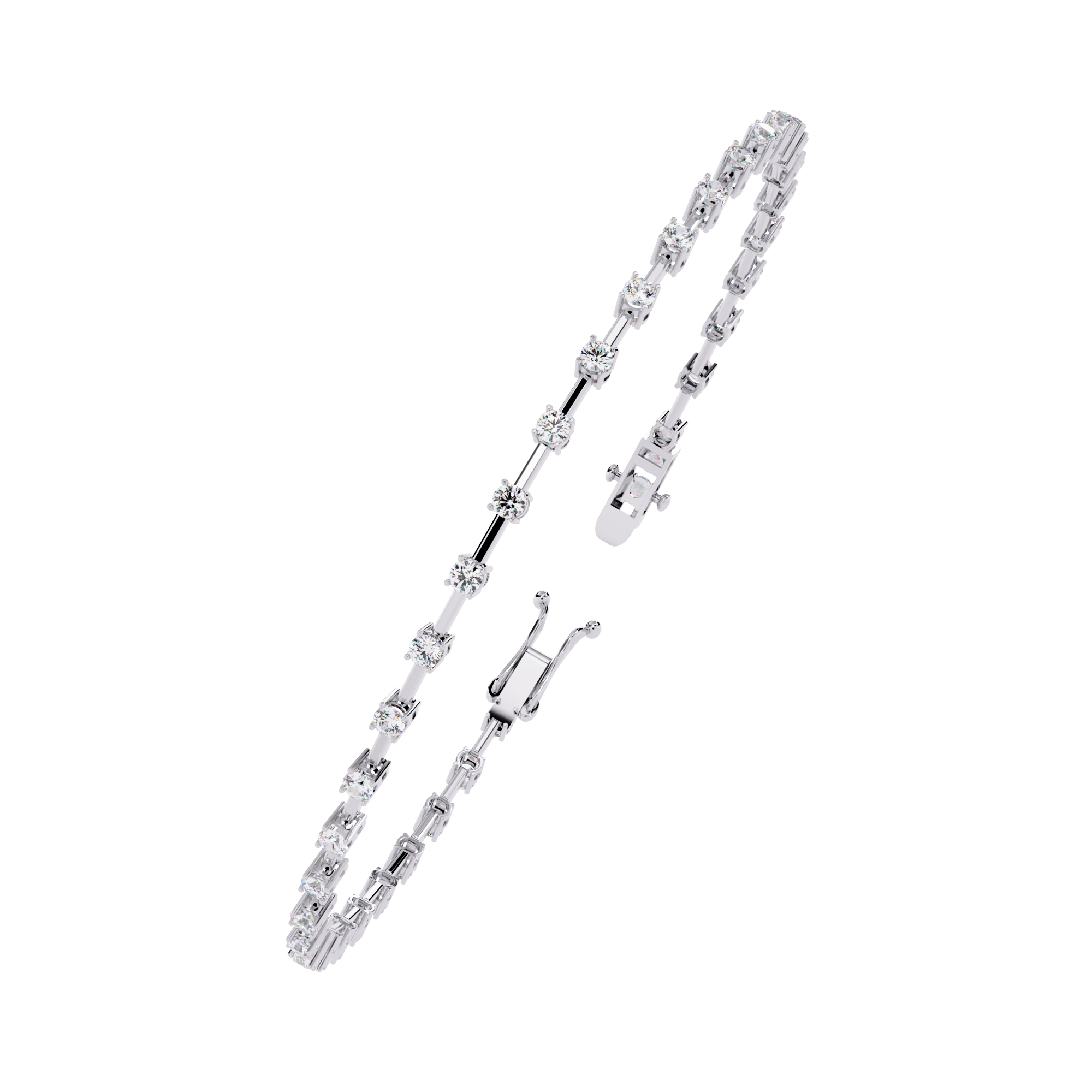 Elegant Sterling Silver & CZ Tennis Bracelet | Classic Sparkle Jewelry By Azuni & Company