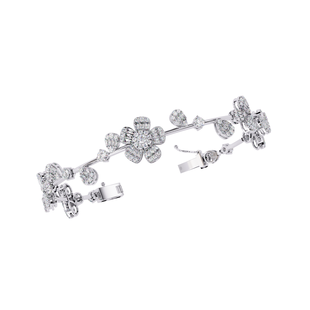 Enchanting Bloom Diamond Look Bracelet Jewelry By Azuni & Company