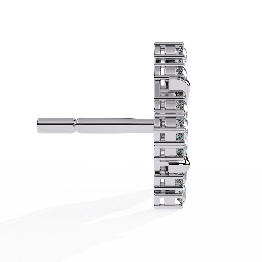 Dazzling Clover Cluster Stud Earrings | Sterling Silver & CZ Diamond Look Jewelry By Azuni & Company