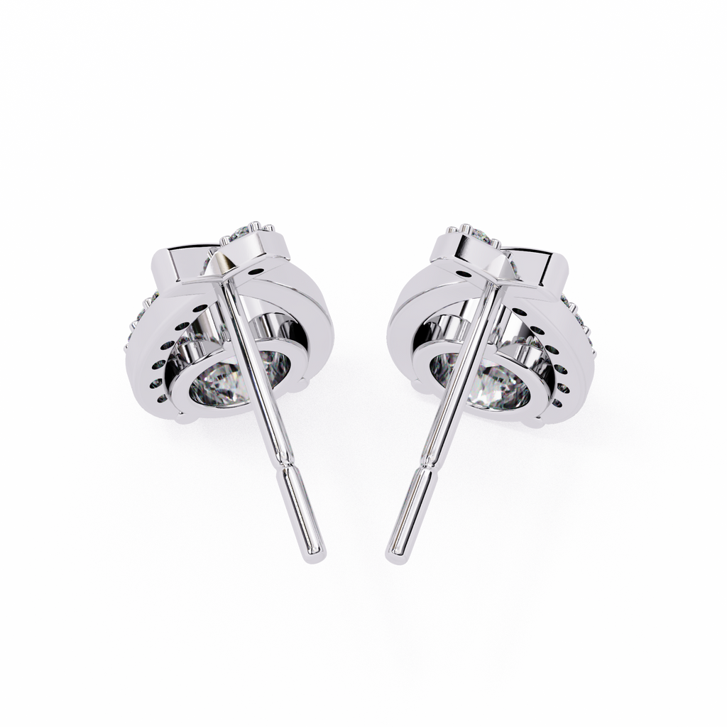 Sparkle with Elegance: CZ and Sterling Silver Drop Earrings Jewelry By Azuni & Company