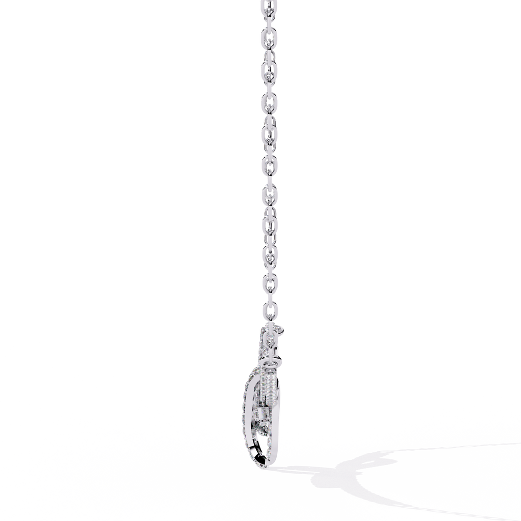 925 Sterling Silver Knot Necklace for Women – Dainty Bow Pendant with Cubic Zirconia, Adjustable Chain, Elegant Silver Jewelry Gift