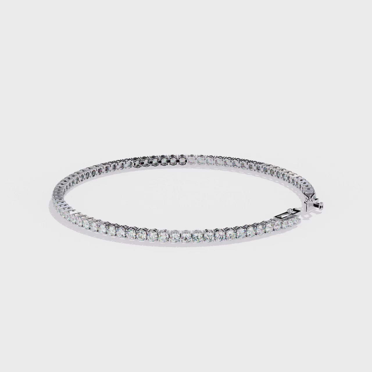 Dazzling Classic Tennis Bracelet - Sterling Silver & CZ Jewelry By Azuni & Company