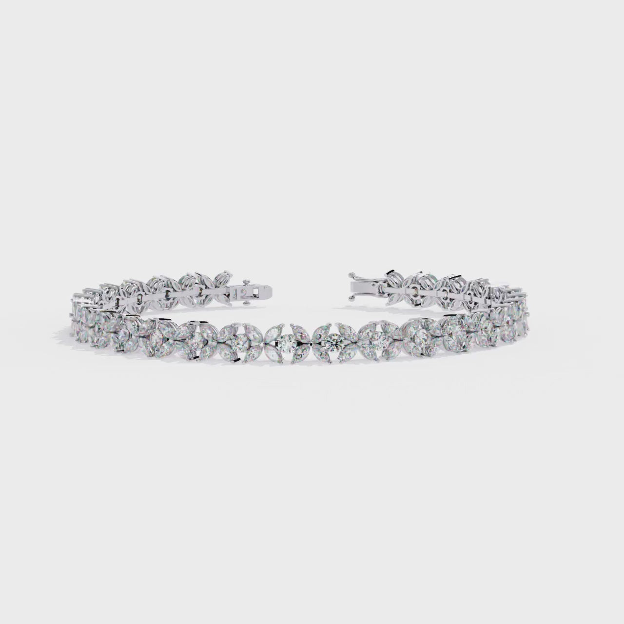 Exquisite Sterling Silver CZ Diamond Tennis Bracelet - The Ultimate Statement Piece Jewelry By Azuni & Company